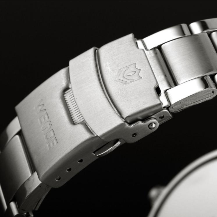 Steel Led Quartz Watch