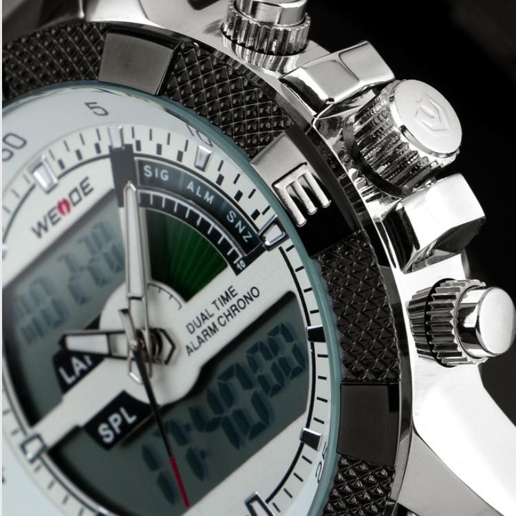 Steel Led Quartz Watch