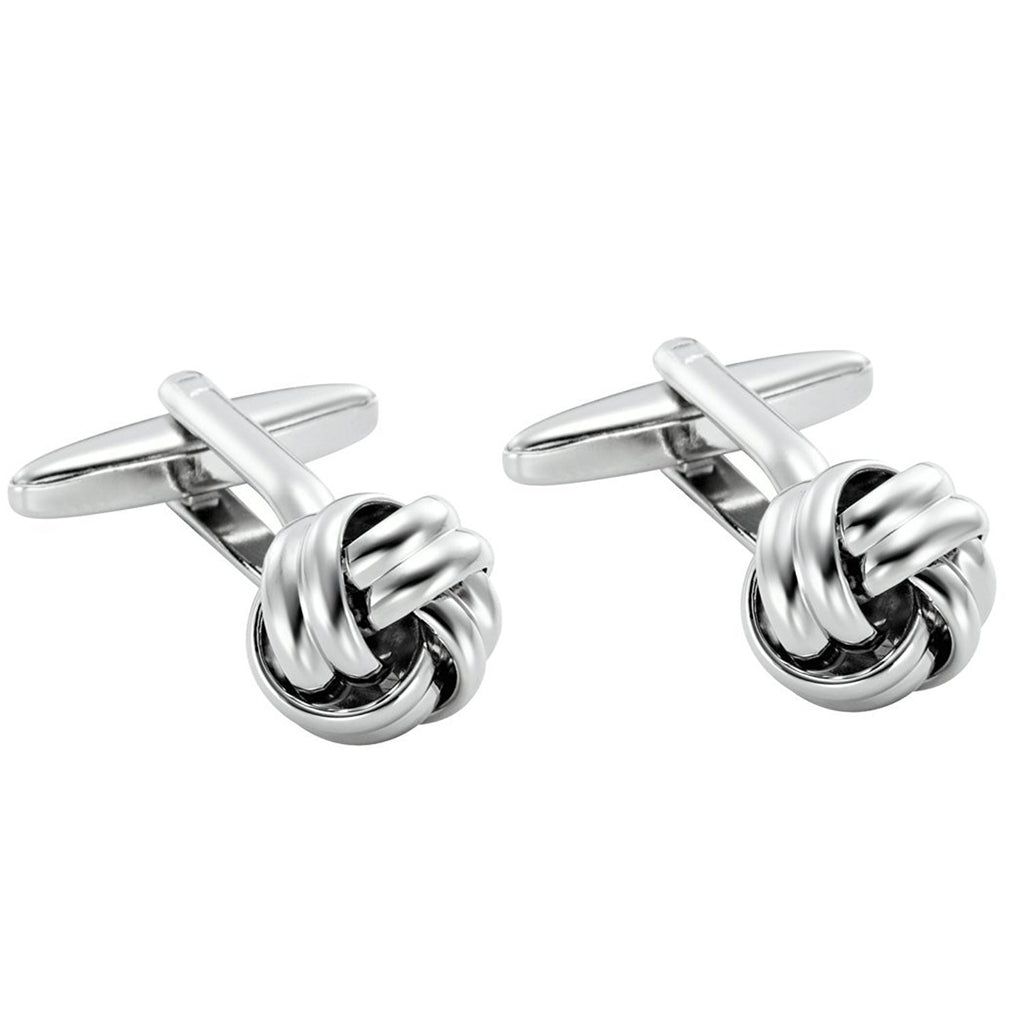 Stunning Mens Nautical Knot Stainless Steel Cufflinks