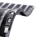 Amazing Tungsten & Ceramic Men's Link Bracelet (Black,  Silver)
