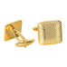 Beautiful Square Golden 316L Stainless Steel Cufflinks for Men