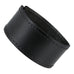 Black Genuine Leather Cuff Bangle Men's Bracelet (adjustable 7.1 to 9.05 inches)