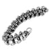 8.5 Inches 316L Stainless Steel Skull Head Gothic Biker Bracelet for Men
