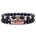 Matte Rose Gold Bracelet Set - 2 Styles