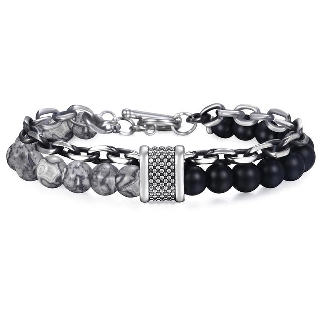 Beaded Chain Bracelet - 6 Colors