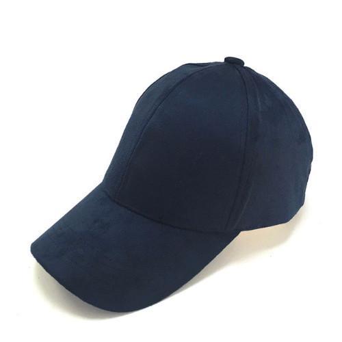 Suede Cap Navy Blue