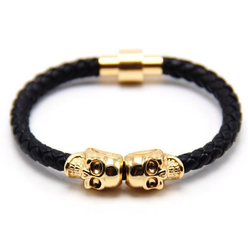Skull Bracelet Black