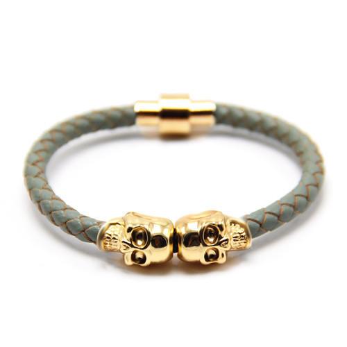 Skull Bracelet Grey