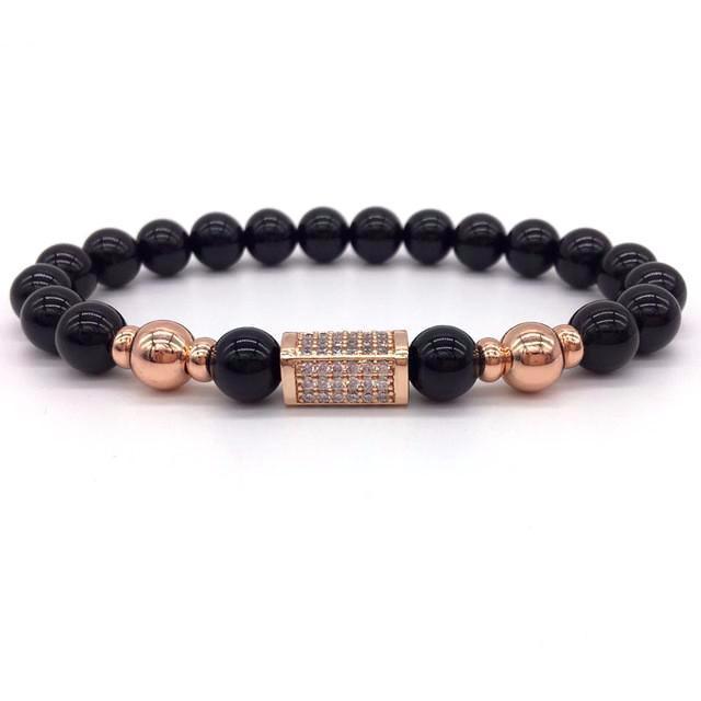 Rose Gold/Silver Bar Bracelet