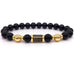 Black on Black Bar Bracelet