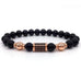 Black/Silver Bar Bracelet