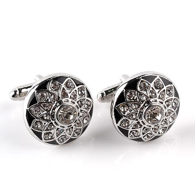 Cufflinks Platinum Rose