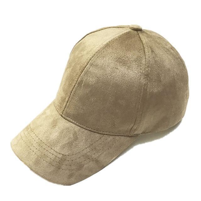 Suede Cap Camel