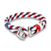 Red & White Anchor Bracelet