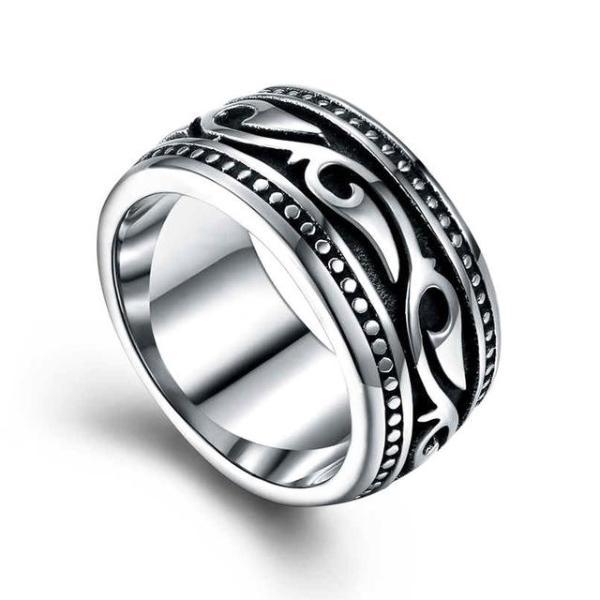 Large Pacific Islander Tribal Ring