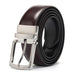 Reversible Leather Belt Dark Brown