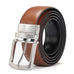 Reversible Leather Belt Brown