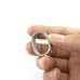 Flexible Steel Mesh Ring in Silver (Unisex) - Tiffany's Style