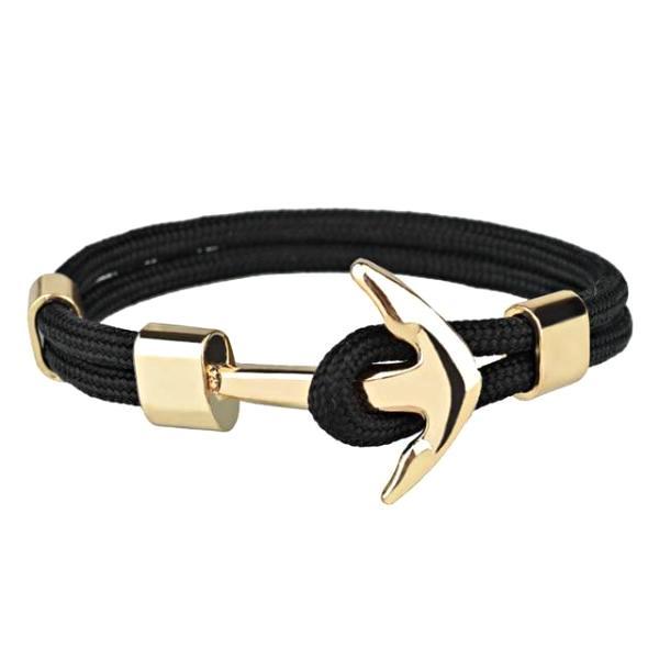 Bracelet Anchor Black - 3 Styles