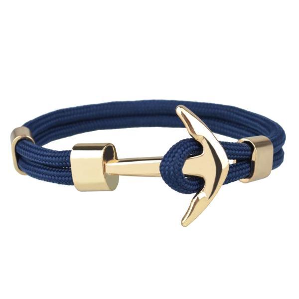 Bracelet Anchor Navy Blue - 3 Styles