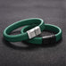 Green Braided Leather Bracelet