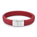 Red Braided Leather Bracelet