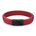 Red Braided Leather Bracelet