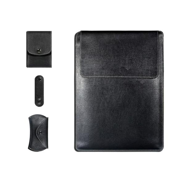 Leather Laptop Sleeve Set - 5 Colors