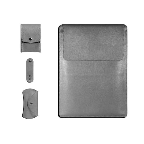 Leather Laptop Sleeve Set - 5 Colors