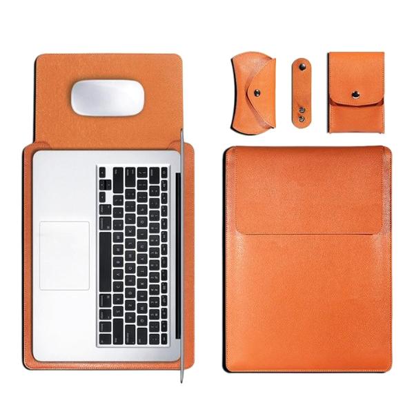 Leather Laptop Sleeve Set - 5 Colors
