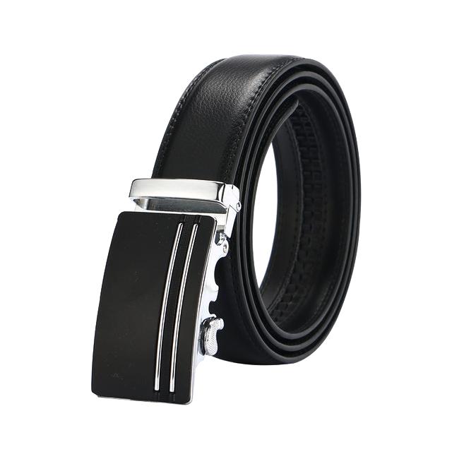 Black Leather Suit Belt