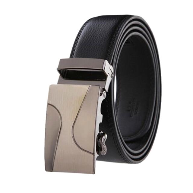 Black Leather Suit Belt