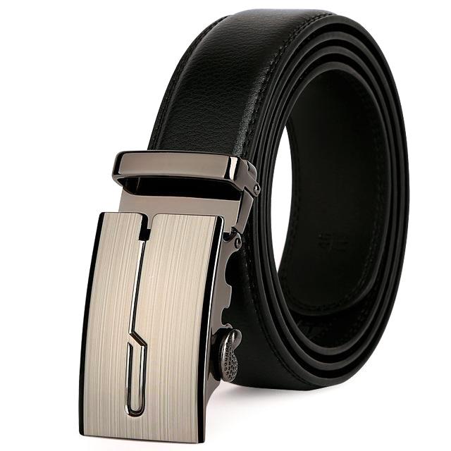Black Leather Suit Belt