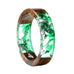 Wood Epoxy Ring - Green