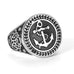 Nautical Anchor Sailor's Signet Ring (Gold or Silver)