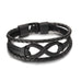 Infinite Leather Bracelet