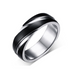 Gold & Black Twist Ring | Men's Wedding Band