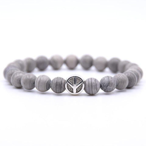 Peace Beaded Bracelet