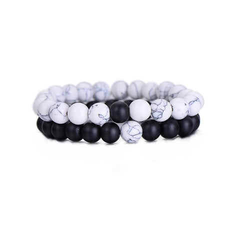 Yin Yang Natural Bracelet Set