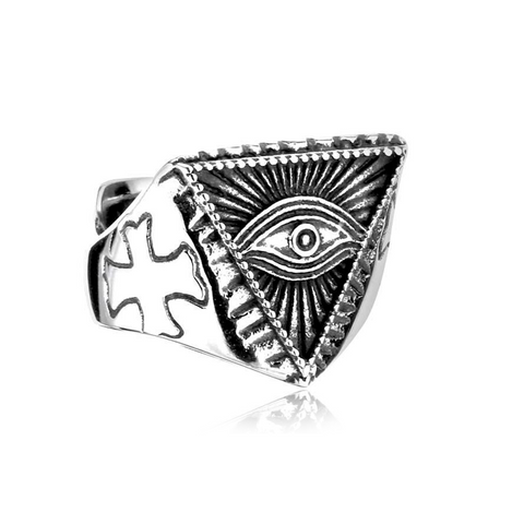 Eye Pyramid Ring