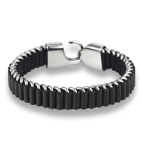 Whorl Leather Bracelet