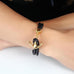 Gold Anchor Braided Bracelet