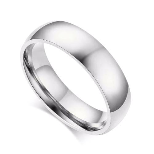 Classic Wedding Ring Band - Silver