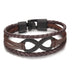 Infinite Leather Bracelet