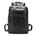 Retro Leather USB Backpack