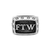 Silver FTW Biker Ring (Stainless Steel)
