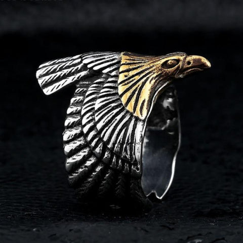 Eagle Biker Ring