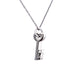 Lovers Key to Your Heart Stainless Steel Pendant Chain Necklace 21"
