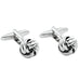 Stunning Mens Nautical Knot Stainless Steel Cufflinks