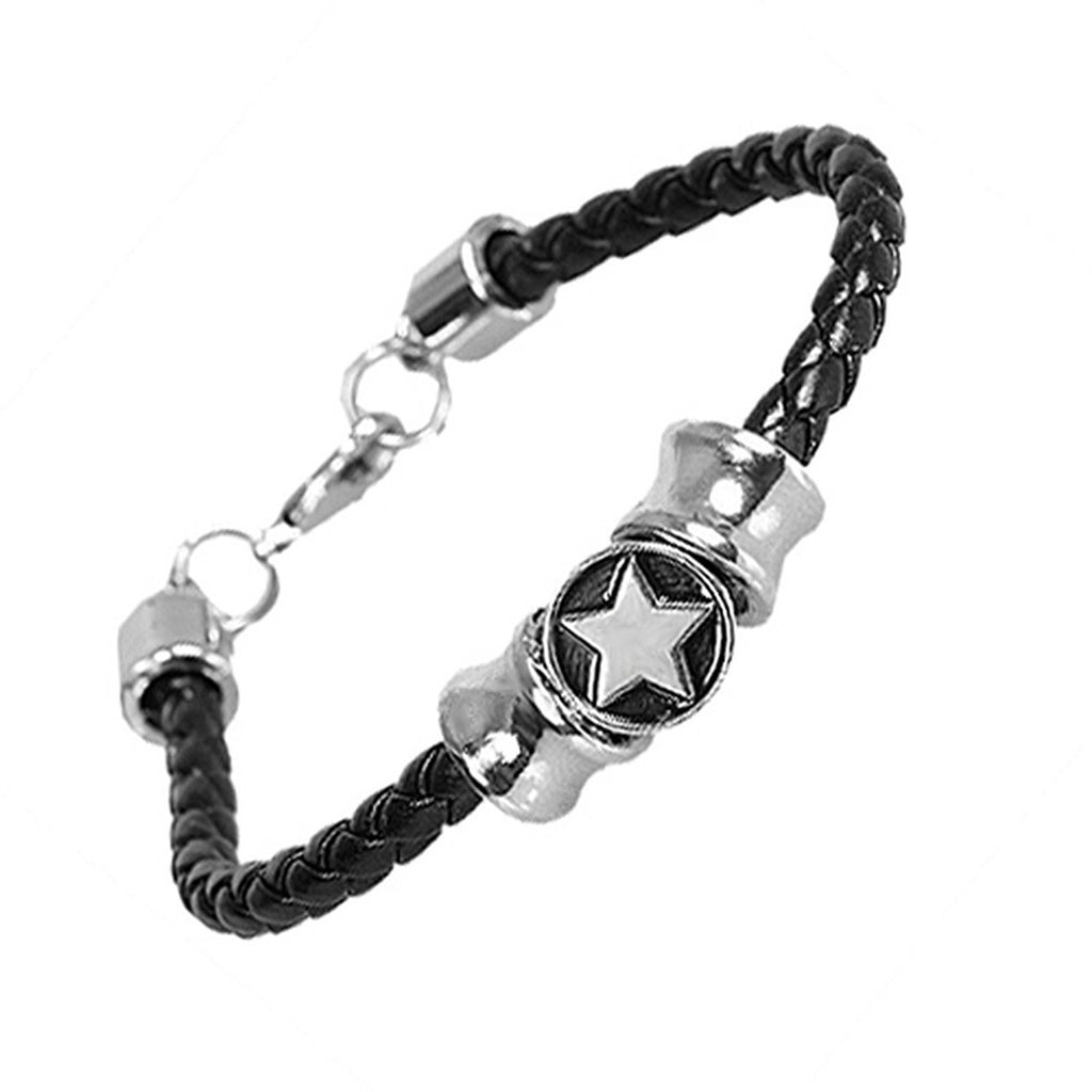 Shooting Stars Unisex Leather Bracelet for Men & Women